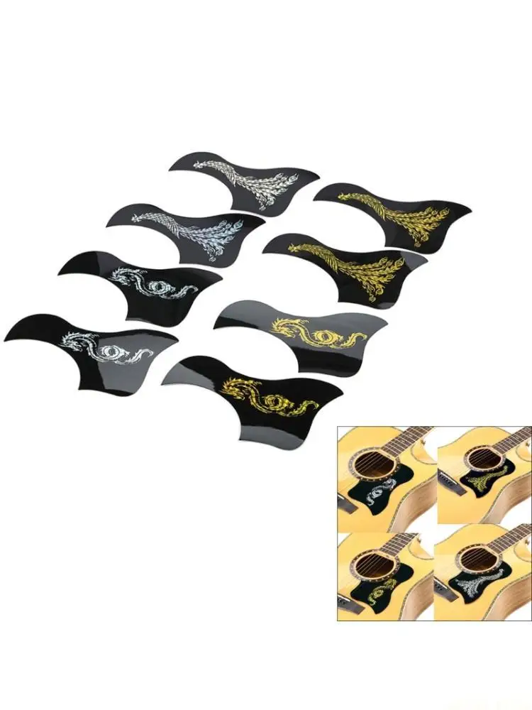 U2JB 4/8pcs Ahesive Guitar Pick Guard AntiScratch Guard Plate Dragon Bird Pattern Pickguard Acoustic Guitar Scratch Plate
U2JB 4/8pcs Ahesive Guitar Pick Guard AntiScratch Guard Plate Dragon Bird Pattern Pickguard Acoustic Guitar Scratch Plate