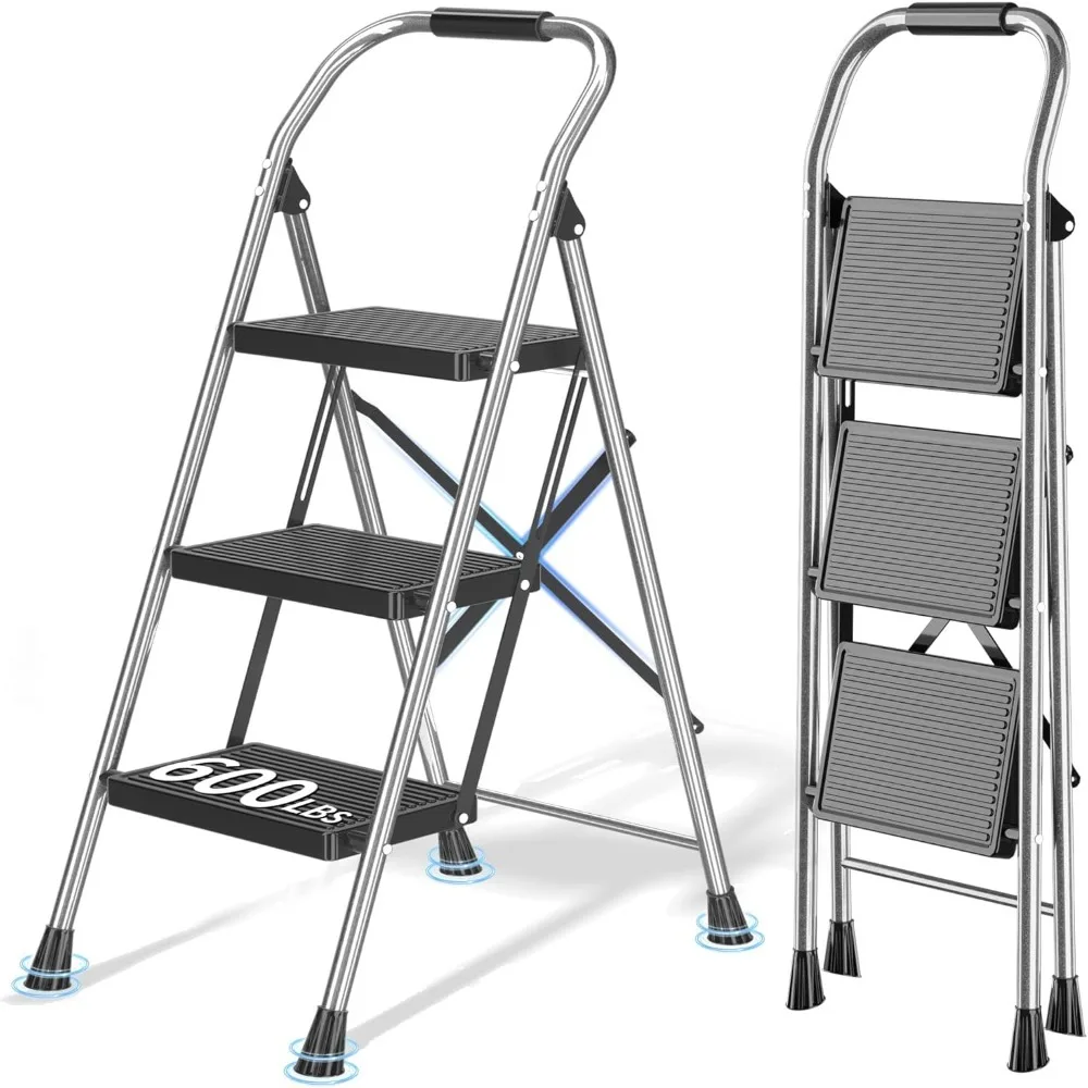 Garden Furniture Sets Foldable Step Ladder with Handrails 3 Step Extendable Stool Heavy Duty Kitchen Stepladder for Stair Closet
Garden Furniture Sets Foldable Step Ladder with Handrails 3 Step Extendable Stool Heavy Duty Kitchen Stepladder for Stair Closet