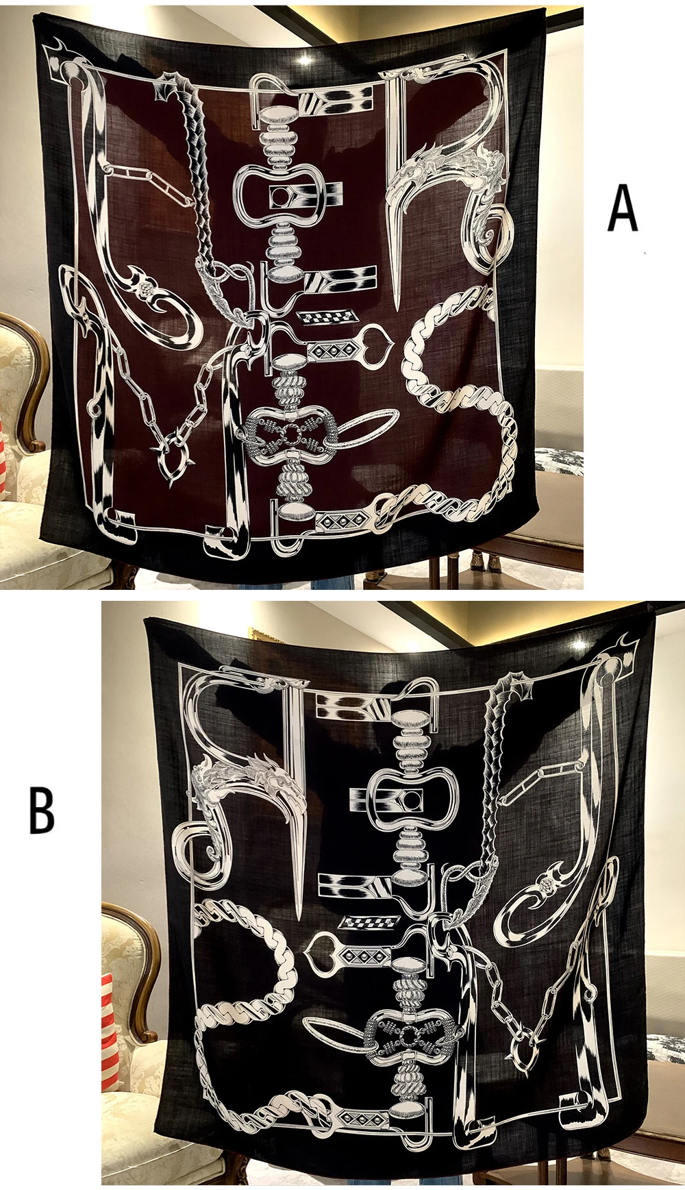 Winter Two Sided Print Scarfs Luxury Designer Women Silk Wool Scarves Wraps Large Bandanas Stole écharpe Cachemire 135CM
Winter Two Sided Print Scarfs Luxury Designer Women Silk Wool Scarves Wraps Large Bandanas Stole écharpe Cachemire 135CM
