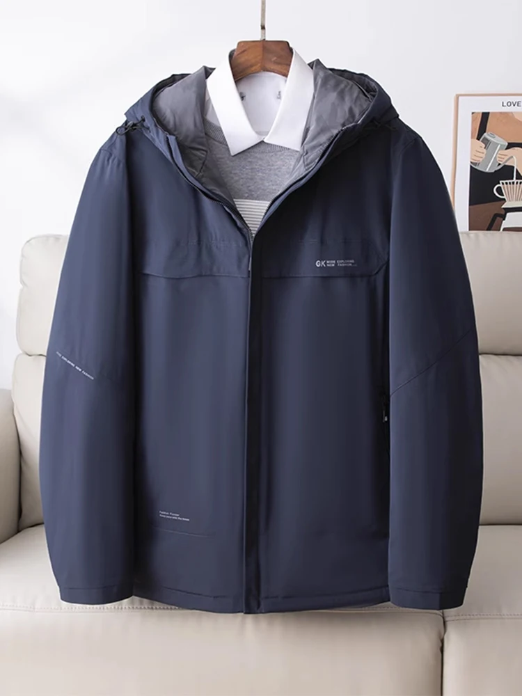 Off-Season White Du down Hooded Outdoor Warm Casual Men's down Jaet Youth Faion Polyester Fiber 90% Fill Power Pure Color
Off-Season White Du down Hooded Outdoor Warm Casual Men's down Jaet Youth Faion Polyester Fiber 90% Fill Power Pure Color