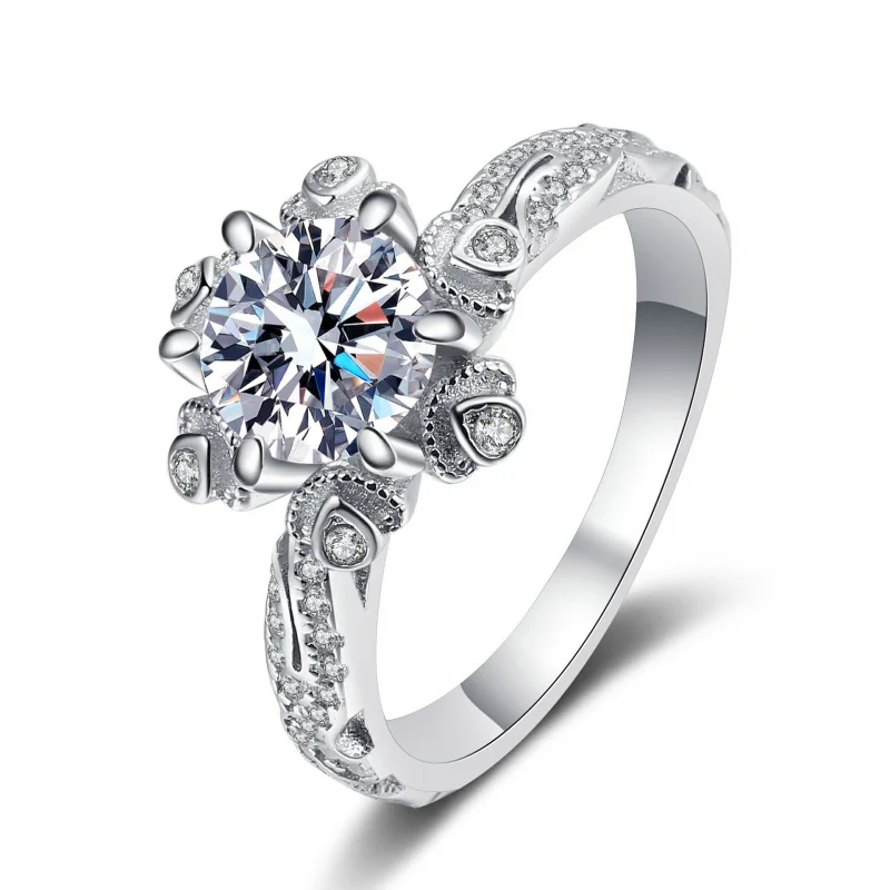 925Sterling Silver Ring Women with, Wealth Flower Design, Platedpt950Platinum Supply
925Sterling Silver Ring Women with, Wealth Flower Design, Platedpt950Platinum Supply