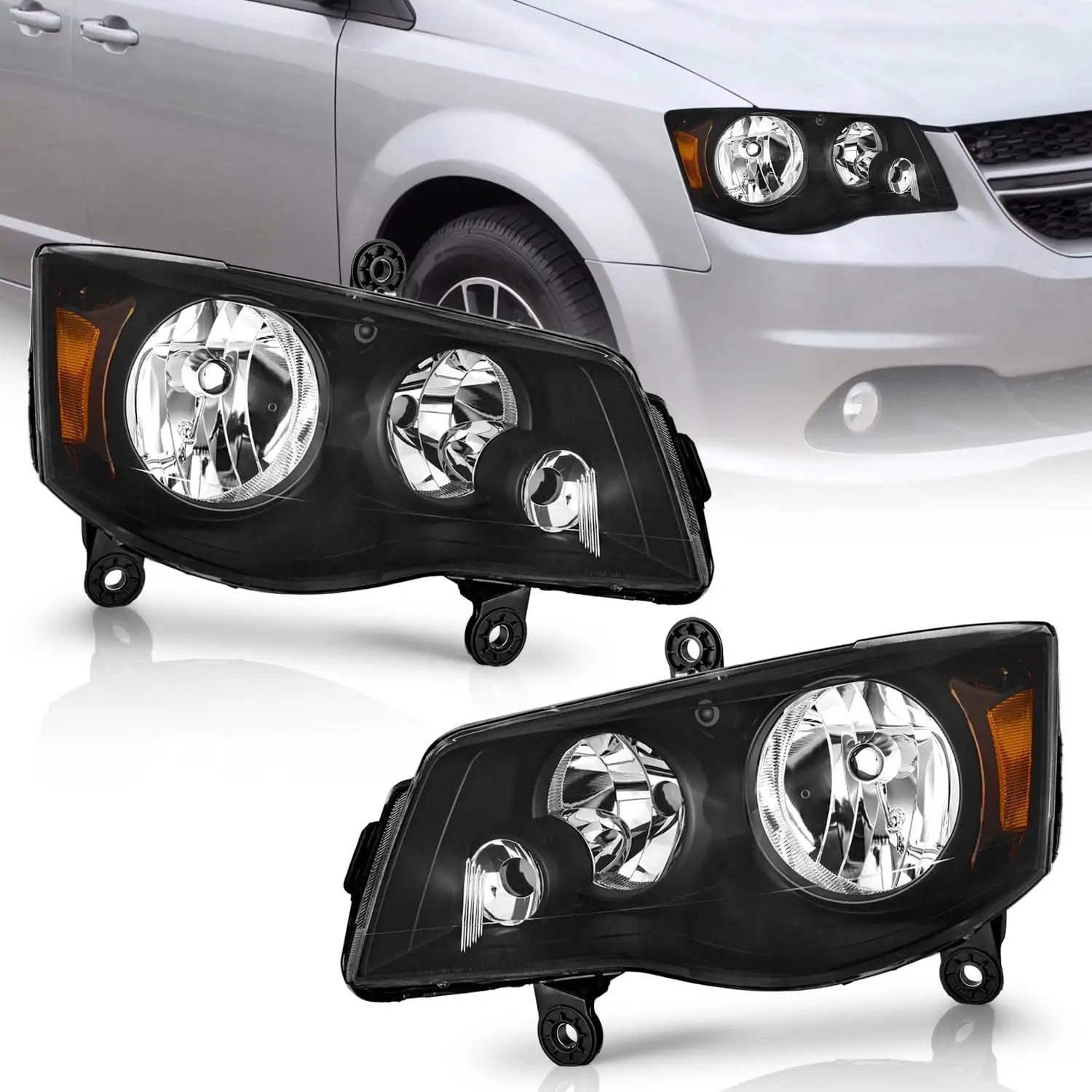 for 2011-2020 Dodge Grand Caravan Headlights Assembly Compatible with 2008-2016 Chrysler Town Country Black Housing Replacement
for 2011-2020 Dodge Grand Caravan Headlights Assembly Compatible with 2008-2016 Chrysler Town Country Black Housing Replacement