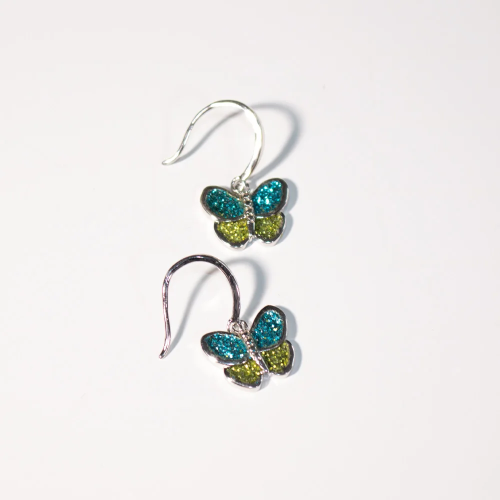 Butterfly Earrings Colorful Dangle Earring 925 Sterling Silver Earring for Woman Fashion Jewelry
Butterfly Earrings Colorful Dangle Earring 925 Sterling Silver Earring for Woman Fashion Jewelry