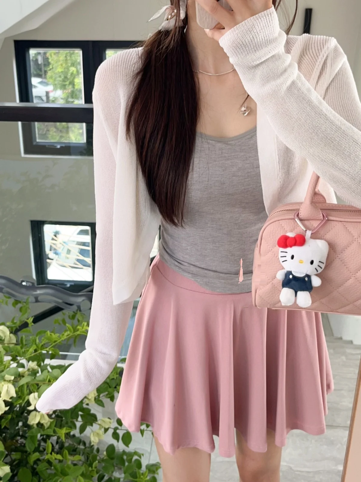 Sweet Style Ice Silk Knitted Cardigan Short Thin Summer Outerwear with Strap Vest Sunscreen Air Conditioner Shoulder Shawl fo...
Sweet Style Ice Silk Knitted Cardigan Short Thin Summer Outerwear with Strap Vest Sunscreen Air Conditioner Shoulder Shawl fo...