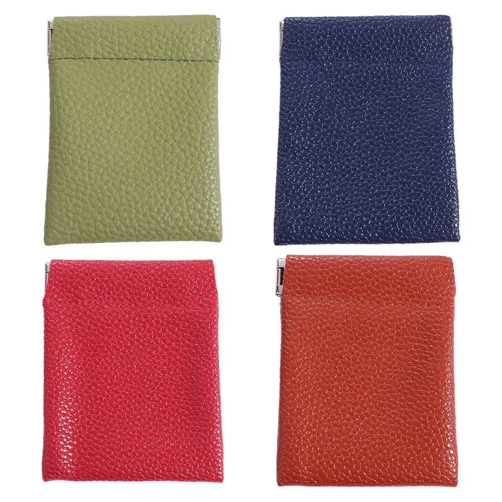 Self-closing Leather Makeup Coin Purse Large Capacity Waterproof Self-closing Lipstick Bag Mini Simple Mini Makeup Bag
Self-closing Leather Makeup Coin Purse Large Capacity Waterproof Self-closing Lipstick Bag Mini Simple Mini Makeup Bag