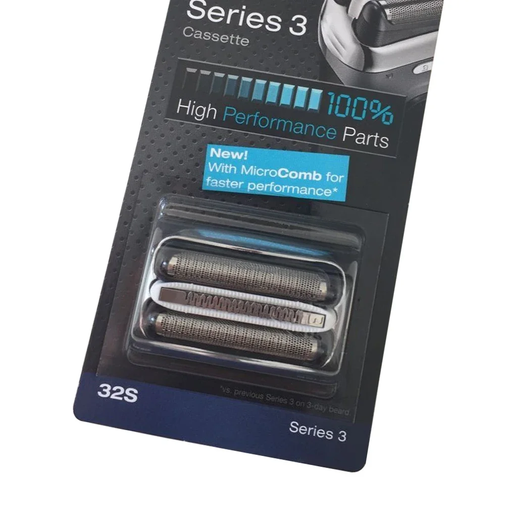 32S Electric Shaver Razor Blade for Braun Series 3 Foil&Cutter 320 330 340 350 380 300s 301s 310s 3000s 3010s 3050cc 3040s330S-4
32S Electric Shaver Razor Blade for Braun Series 3 Foil&Cutter 320 330 340 350 380 300s 301s 310s 3000s 3010s 3050cc 3040s330S-4