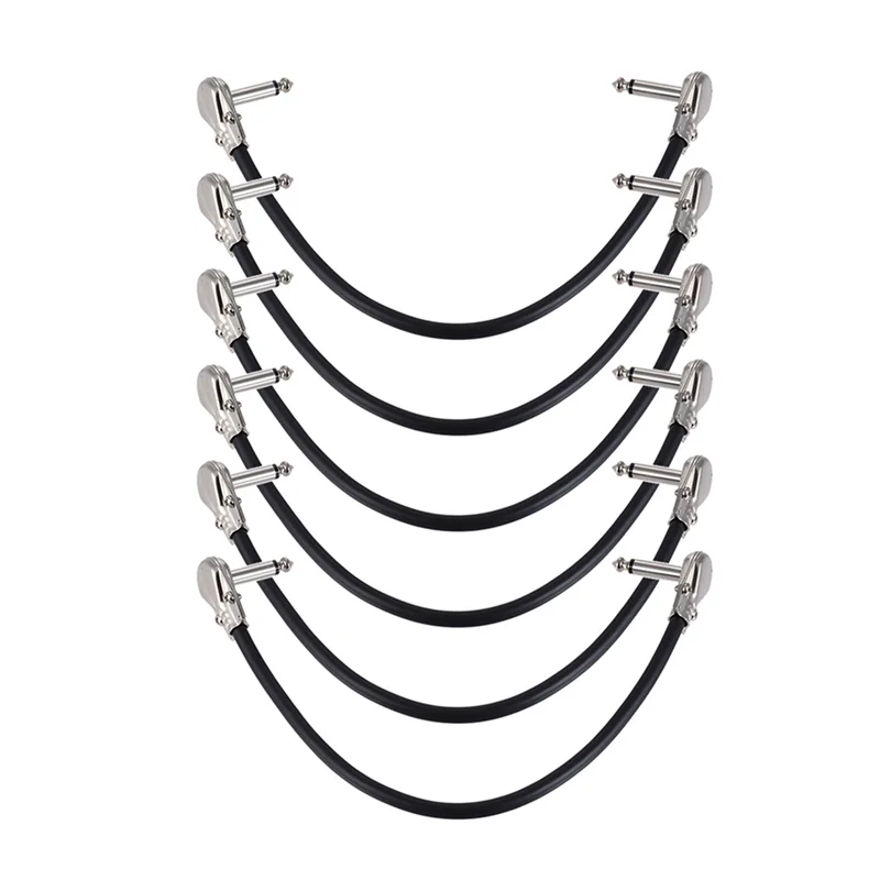 6-Pack 12Inch Guitar Patch Cables, Acoustic Instrument Guitar Cables, Duckhead Effect CablesJAS
6-Pack 12Inch Guitar Patch Cables, Acoustic Instrument Guitar Cables, Duckhead Effect CablesJAS