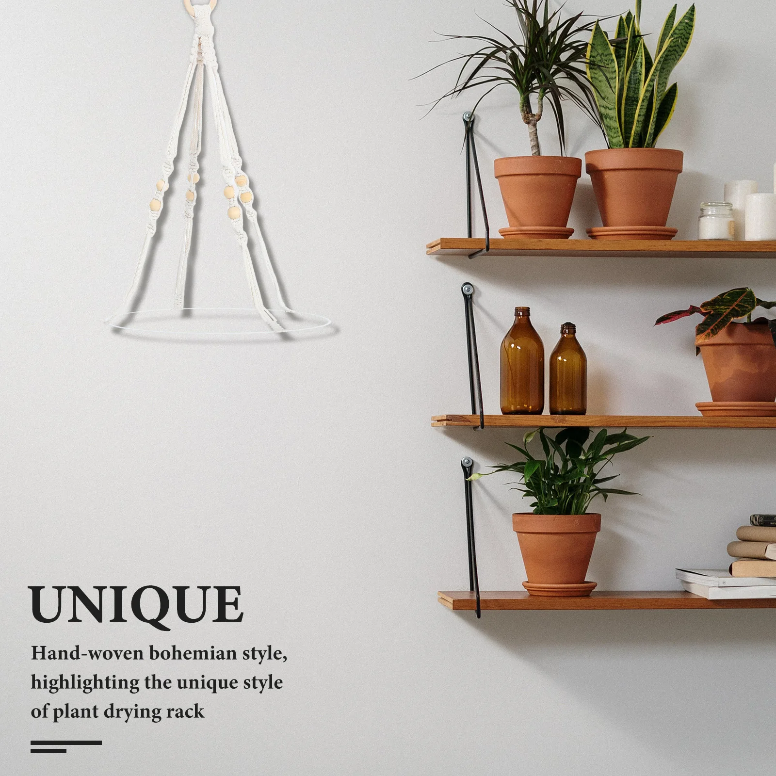 Plant Drying Rack Hanging Rope Small Planters Outdoor Indoor Window Flower Pot Holder Dry Spices Clothes Macrame
Plant Drying Rack Hanging Rope Small Planters Outdoor Indoor Window Flower Pot Holder Dry Spices Clothes Macrame