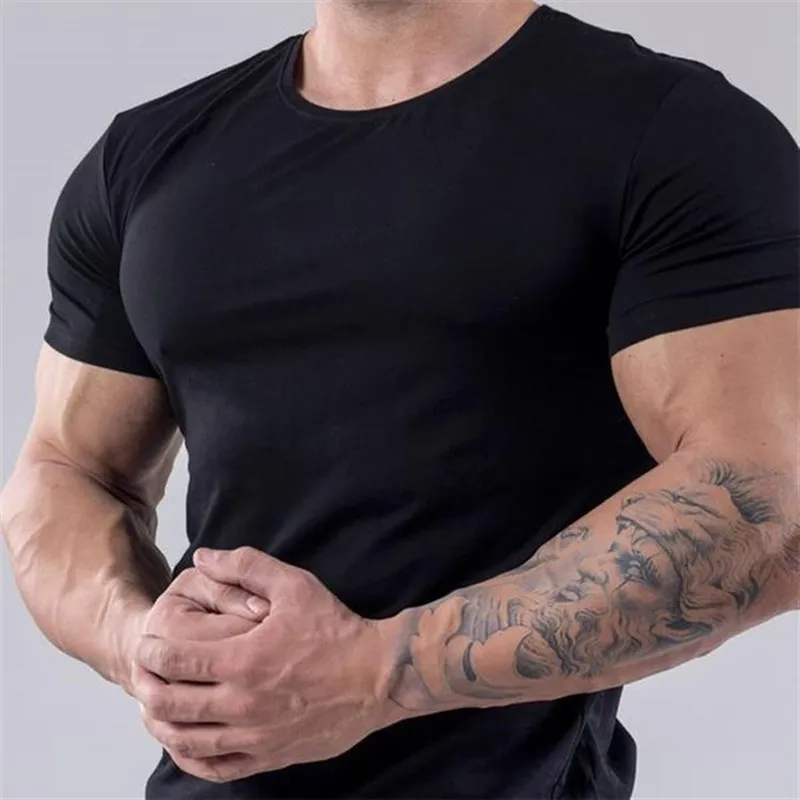 Men's Slim Fit Muscle Fitness T-Shirt Short Sleeve Nine Points Casual Comfortable Breathable T-Shirt for Fitness And Daily Wear
Men's Slim Fit Muscle Fitness T-Shirt Short Sleeve Nine Points Casual Comfortable Breathable T-Shirt for Fitness And Daily Wear