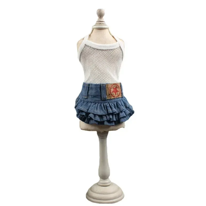 New Pet Pure Mesh Base Denim Skirt Jeans Autumn and Winter Dog Parkas Coat Inner Outfit Teddy Pomeranian Small Dog Puppy Clothes
New Pet Pure Mesh Base Denim Skirt Jeans Autumn and Winter Dog Parkas Coat Inner Outfit Teddy Pomeranian Small Dog Puppy Clothes