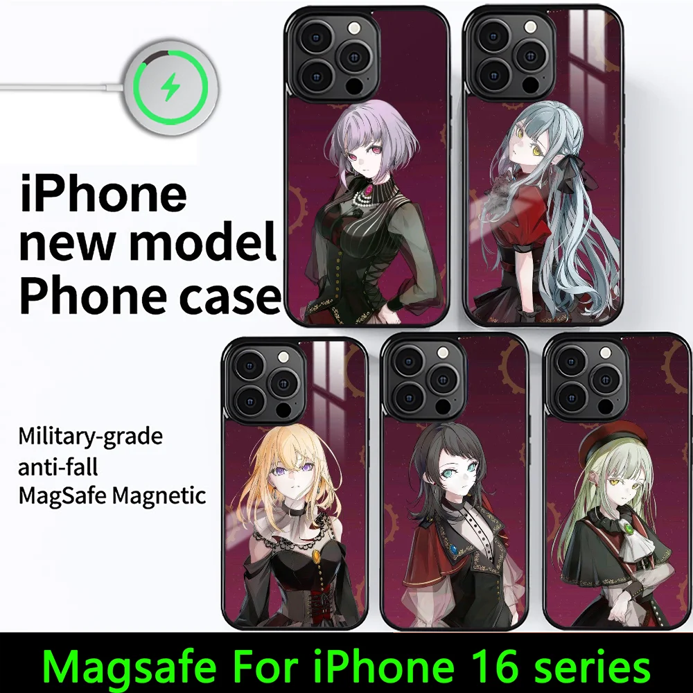 Pretty O-OblivionisSakiko Phone Case For iPhone 16 15 14 13 12 11 Pro Max Plus Mini Magnetic Magsafe Wireless Charging Cover
Pretty O-OblivionisSakiko Phone Case For iPhone 16 15 14 13 12 11 Pro Max Plus Mini Magnetic Magsafe Wireless Charging Cover