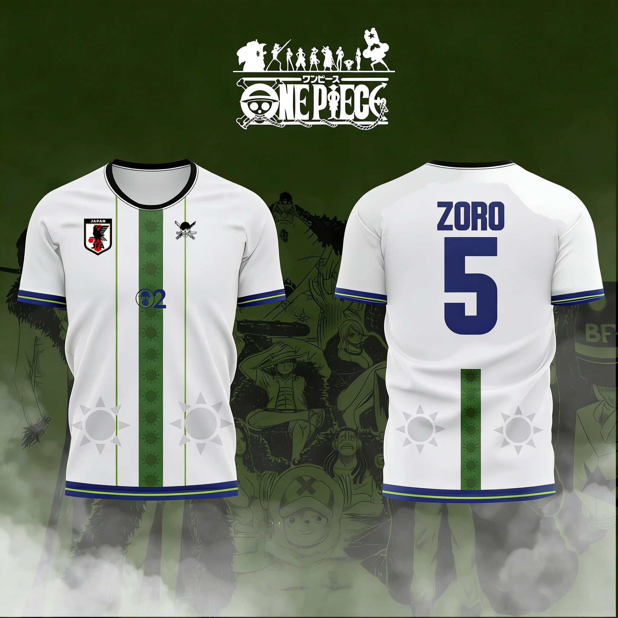 Новые летние спортивные футболки унисекс One Piece с Луффи и Солоном, свободного кроя, дышащие, быстросохнущие
Новые летние спортивные футболки унисекс One Piece с Луффи и Солоном, свободного кроя, дышащие, быстросохнущие