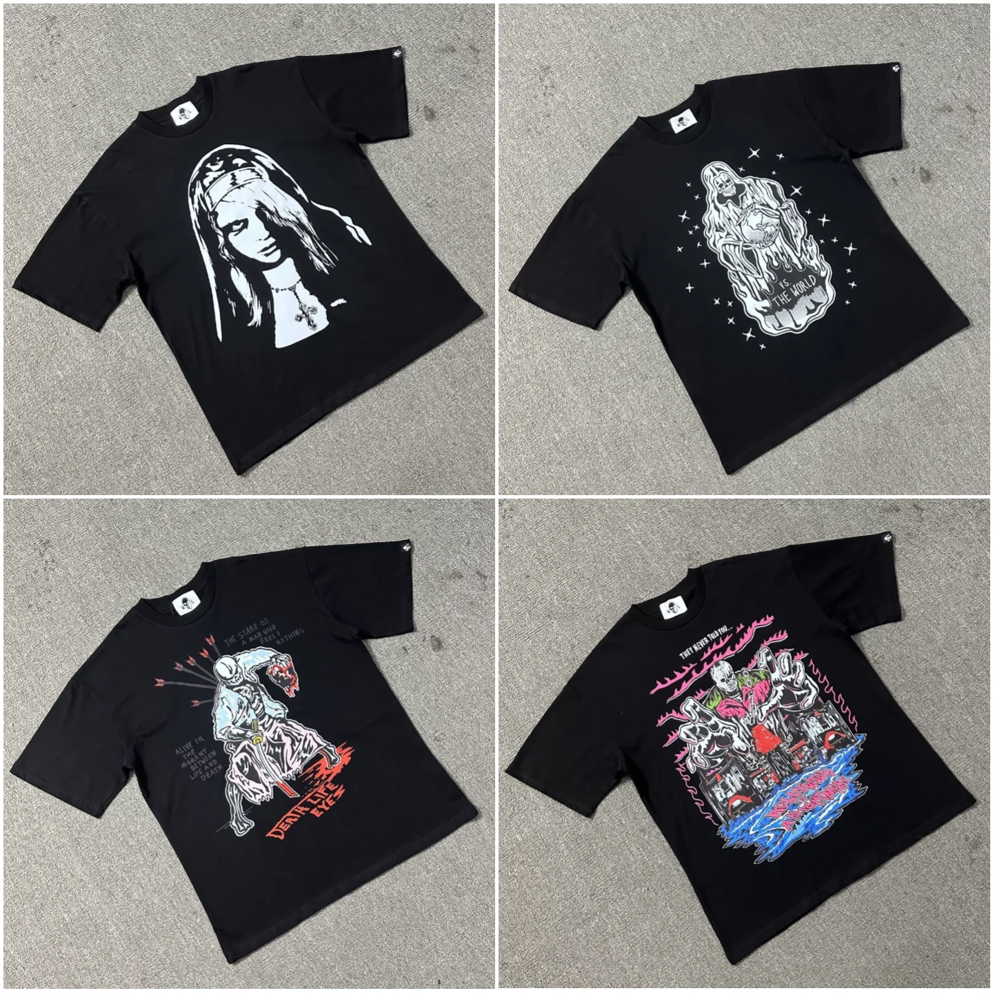 Loose Fit American Style Cartoon Anime Graphic T-Shirt Men Women Summer Casual Breathable Short Sleeve round Neck Tee
Loose Fit American Style Cartoon Anime Graphic T-Shirt Men Women Summer Casual Breathable Short Sleeve round Neck Tee