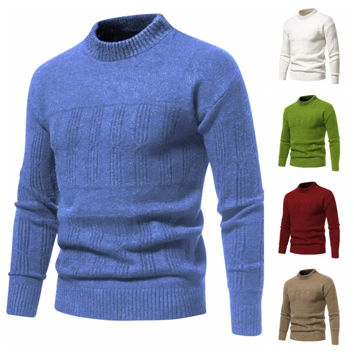 2023 Autumn and Winter New Men's Sweaters Solid Casual Round Neck Base Shirt Men's Knitwear Top
2023 Autumn and Winter New Men's Sweaters Solid Casual Round Neck Base Shirt Men's Knitwear Top