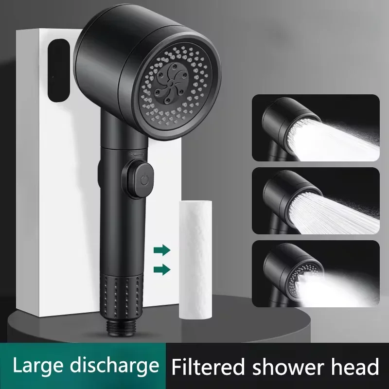 Handheld Shower Nozzle 3 Modes Adjustable Showerhead Household Bathroom Supercharged Shower Head Shower Accessories
Handheld Shower Nozzle 3 Modes Adjustable Showerhead Household Bathroom Supercharged Shower Head Shower Accessories