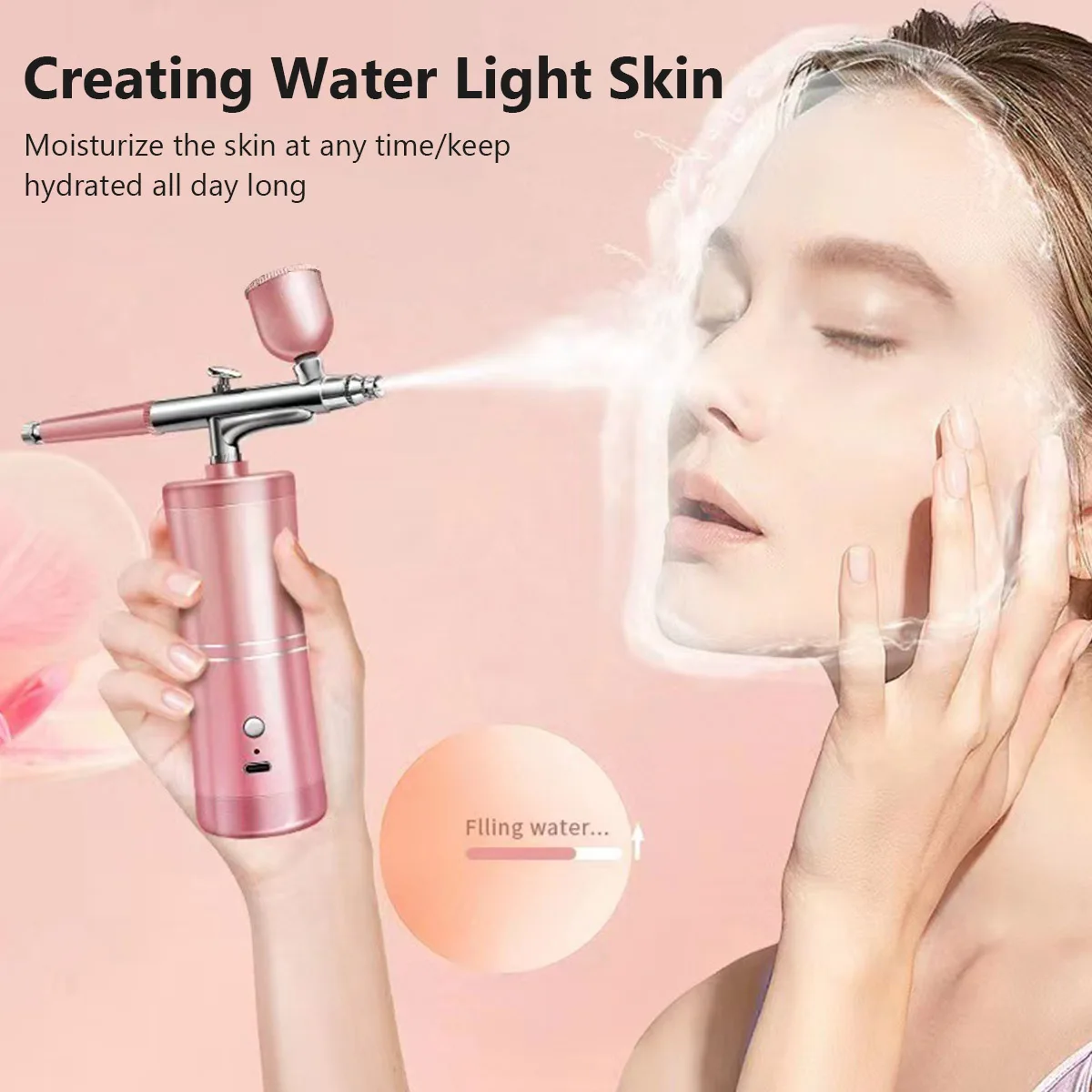 Portable Rechargeable Air Brush Compressor Kit Air Brush Sprayer Tool Water Oxygen Deep Hydrating Machine For Nail Art Tattoo
Portable Rechargeable Air Brush Compressor Kit Air Brush Sprayer Tool Water Oxygen Deep Hydrating Machine For Nail Art Tattoo