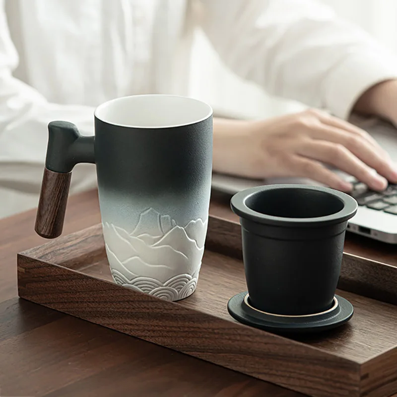 Ceramic Mugs Retro Tea Cup Luxury Large Capacity with Cover Wooden Handle Office Thermal Mug Personalized Gifts Home Drinkware
Ceramic Mugs Retro Tea Cup Luxury Large Capacity with Cover Wooden Handle Office Thermal Mug Personalized Gifts Home Drinkware