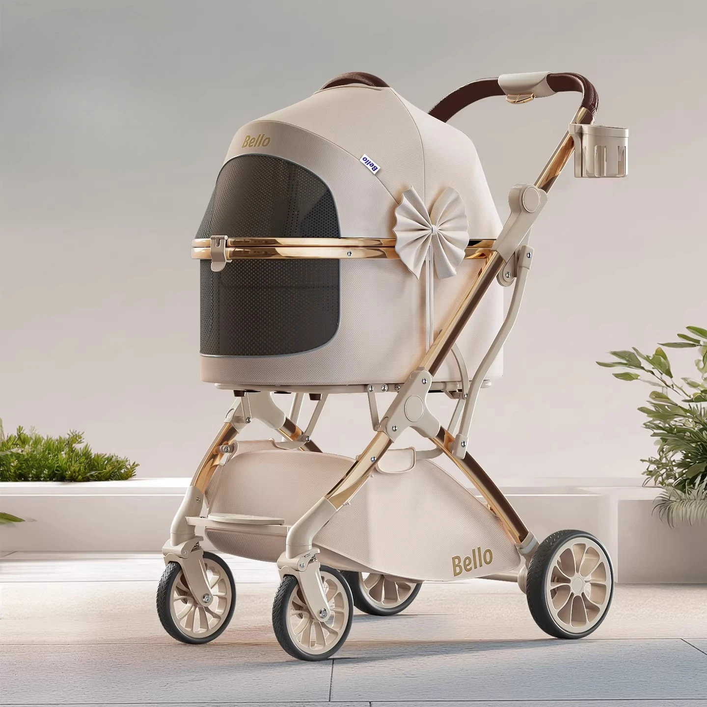 Foldable Pet Stroller for Small Dogs Cats Lightweight 4 Wheel Dog Walker Carrier
Foldable Pet Stroller for Small Dogs Cats Lightweight 4 Wheel Dog Walker Carrier