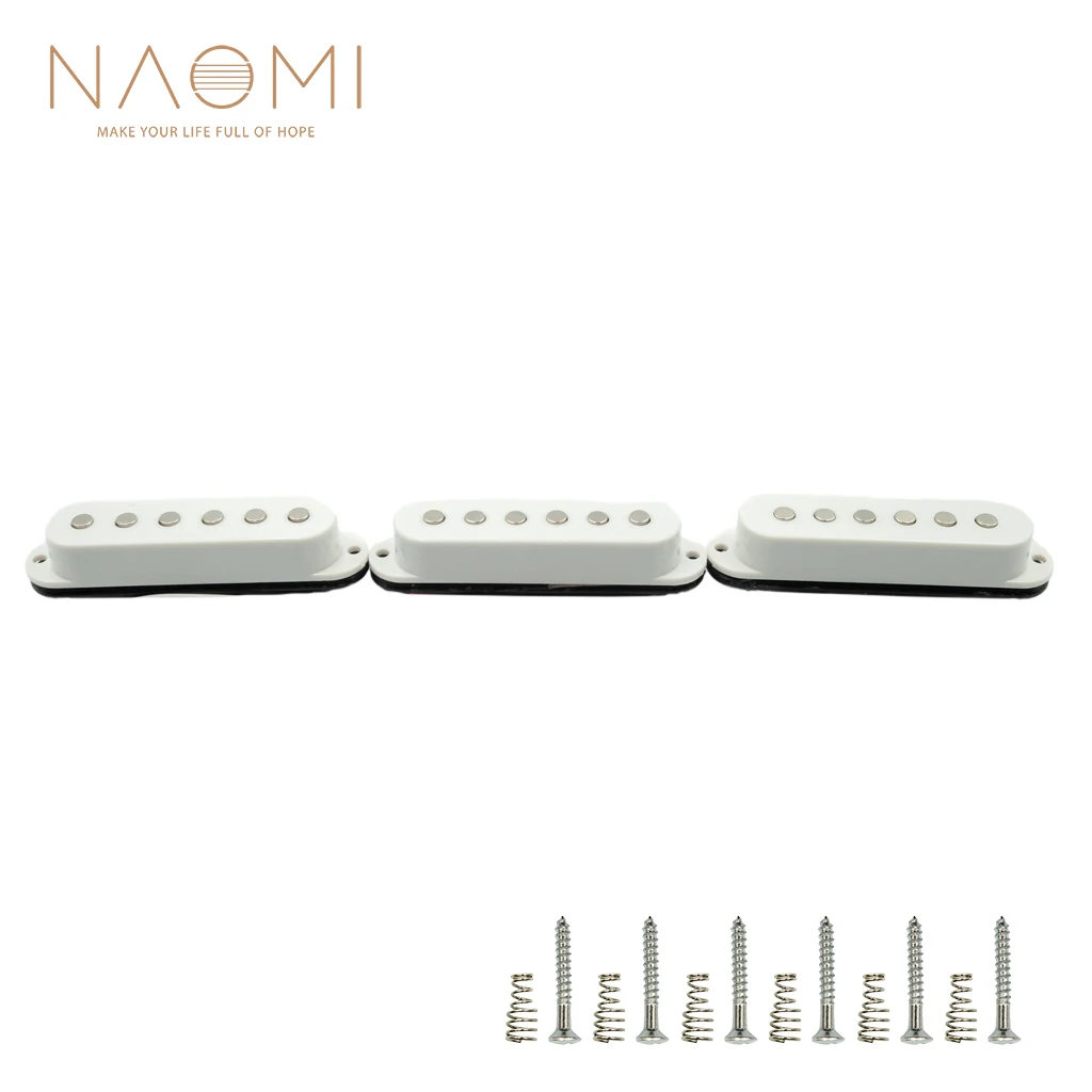 Звукосниматель для гитары NAOMI 3 шт./компл., однокатушечный гитарный звукосниматель, шейный/средний/мостовой для электрогитары, 48/50/52 мм, аксессуары для гитары
Звукосниматель для гитары NAOMI 3 шт./компл., однокатушечный гитарный звукосниматель, шейный/средний/мостовой для электрогитары, 48/50/52 мм, аксессуары для гитары