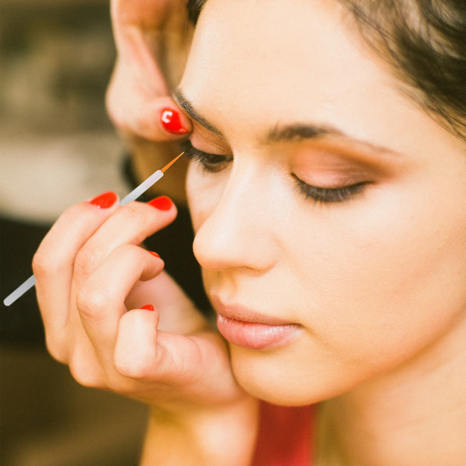 100pcs Eyeliner Brush Disposable Applicator For Liquid Liner Lip Liner Nylon Fiber Makeup Tool Practical Women
100pcs Eyeliner Brush Disposable Applicator For Liquid Liner Lip Liner Nylon Fiber Makeup Tool Practical Women