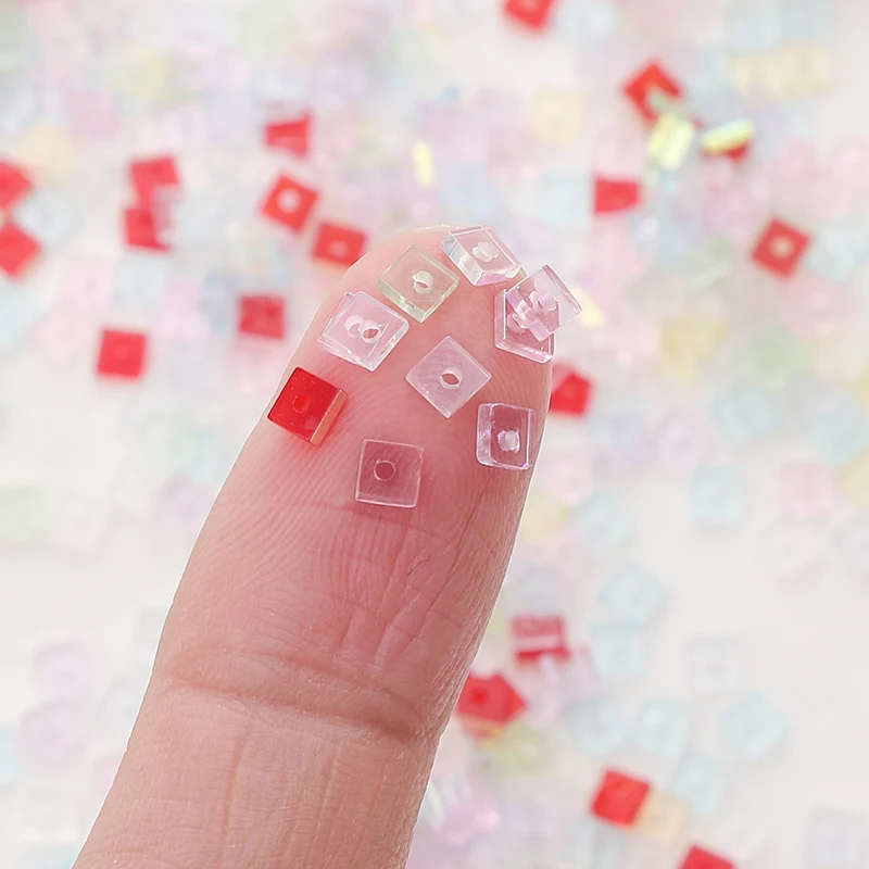 1x3mm Colorful Glass Crystal Beads Flat Square Beads Charm for Necklace Bracelet DIY Jewelry Craft Making Accessories
1x3mm Colorful Glass Crystal Beads Flat Square Beads Charm for Necklace Bracelet DIY Jewelry Craft Making Accessories