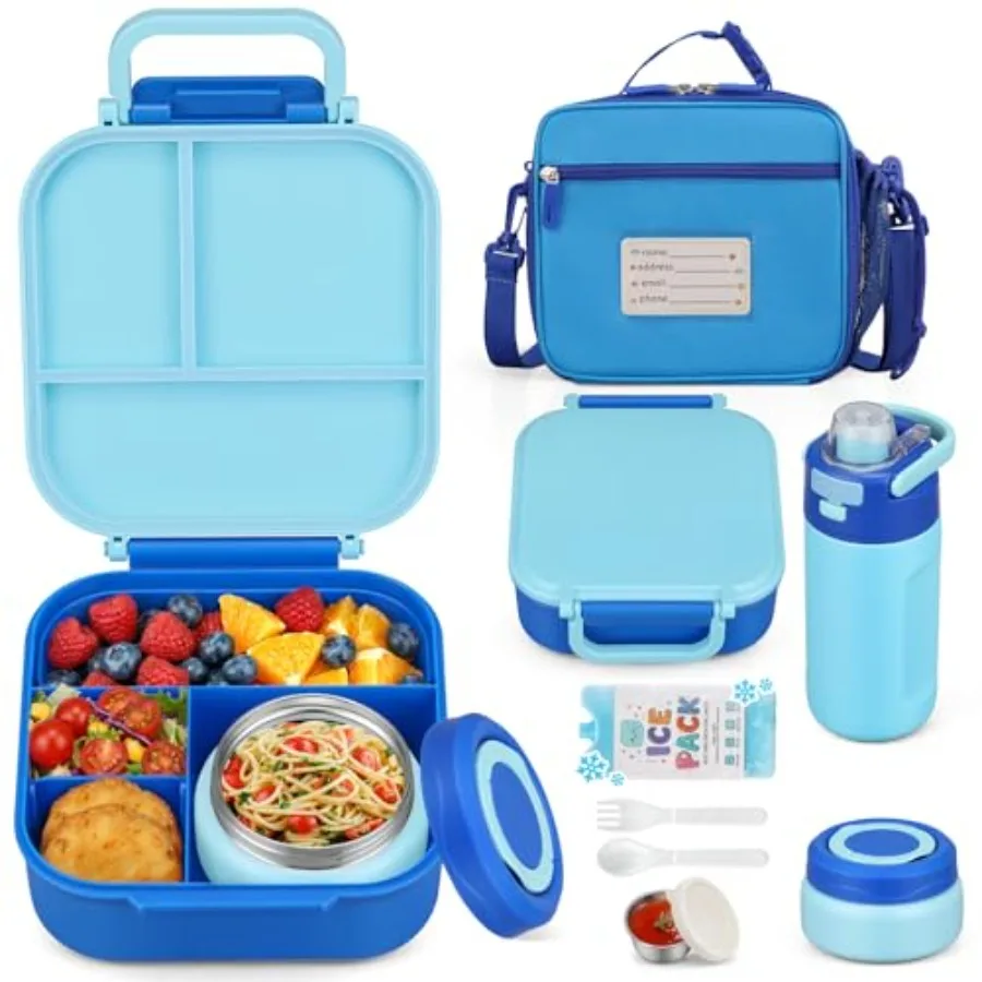 Bento Box for Set Insulated Food Container Lunch Box 7 oz Thermos for Hot Food 12 oz Thermos Water Bottle Reusable Insulated Ic
Bento Box for Set Insulated Food Container Lunch Box 7 oz Thermos for Hot Food 12 oz Thermos Water Bottle Reusable Insulated Ic