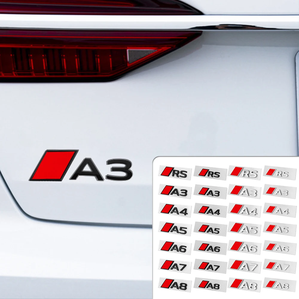 For Audi TT S A3 A4 A5 A6 A7 A8 RS Sline Quattro Q3 Q5 Q4 Q6 Q7 Q8 S3 S5 Car Styling Trunk Badge Sticker Decor Auto Accessories
For Audi TT S A3 A4 A5 A6 A7 A8 RS Sline Quattro Q3 Q5 Q4 Q6 Q7 Q8 S3 S5 Car Styling Trunk Badge Sticker Decor Auto Accessories