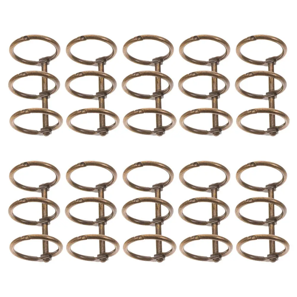 10Pcs Alloy Book Binder Rings Heavy Duty Smooth Surface for Notebooks Scrapbooks Planners Loose Leaf Binders Stationery Supplies
10Pcs Alloy Book Binder Rings Heavy Duty Smooth Surface for Notebooks Scrapbooks Planners Loose Leaf Binders Stationery Supplies