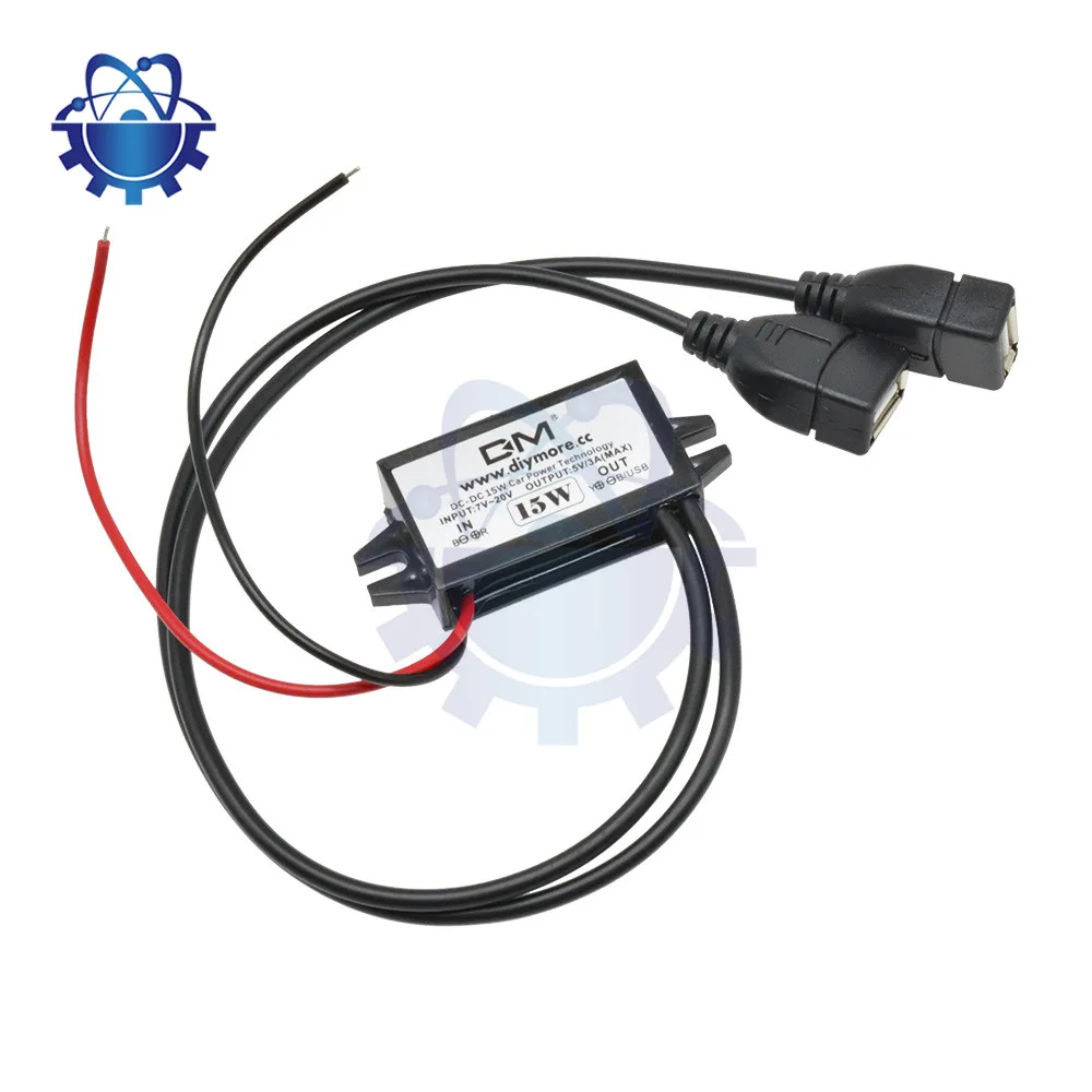 DC-DC 8-20V 15W Buck Converter Power Module for Car Male Female USB Adapter Mini USB Micro USB Adapter
DC-DC 8-20V 15W Buck Converter Power Module for Car Male Female USB Adapter Mini USB Micro USB Adapter
