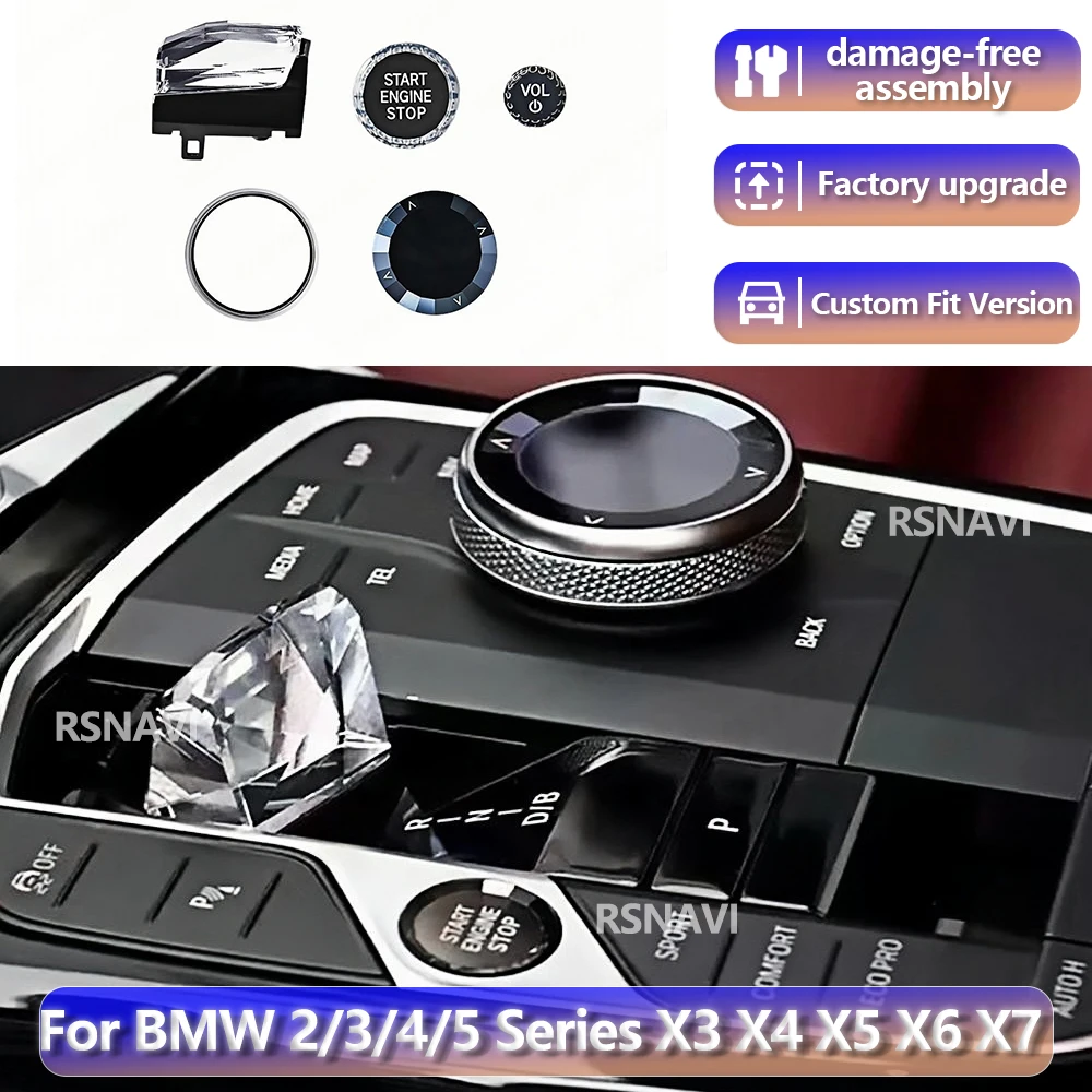 Для BMW 2, 3, 4 серий G20 G21 G22 G26 G28 X5 X6 X7 2018-2025: Комплект хрустальных подрулевых лепестков переключения передач и кнопки запуска двигателя (для праворульных авто)
Для BMW 2, 3, 4 серий G20 G21 G22 G26 G28 X5 X6 X7 2018-2025: Комплект хрустальных подрулевых лепестков переключения передач и кнопки запуска двигателя (для праворульных авто)