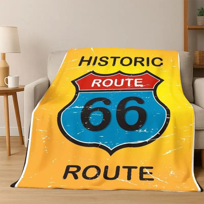 Retro Route66 America Mother Road Sign Flannel Blanket Soft Warm Throw Blanket for Bedroom Living Room Bed Travel Camping Picnic
Retro Route66 America Mother Road Sign Flannel Blanket Soft Warm Throw Blanket for Bedroom Living Room Bed Travel Camping Picnic