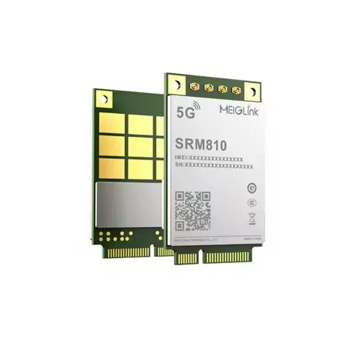Модуль беспроводной связи 5G SRM810-MiniPCIe, модуль Sub-6GHz SRM810 MeiG
Модуль беспроводной связи 5G SRM810-MiniPCIe, модуль Sub-6GHz SRM810 MeiG