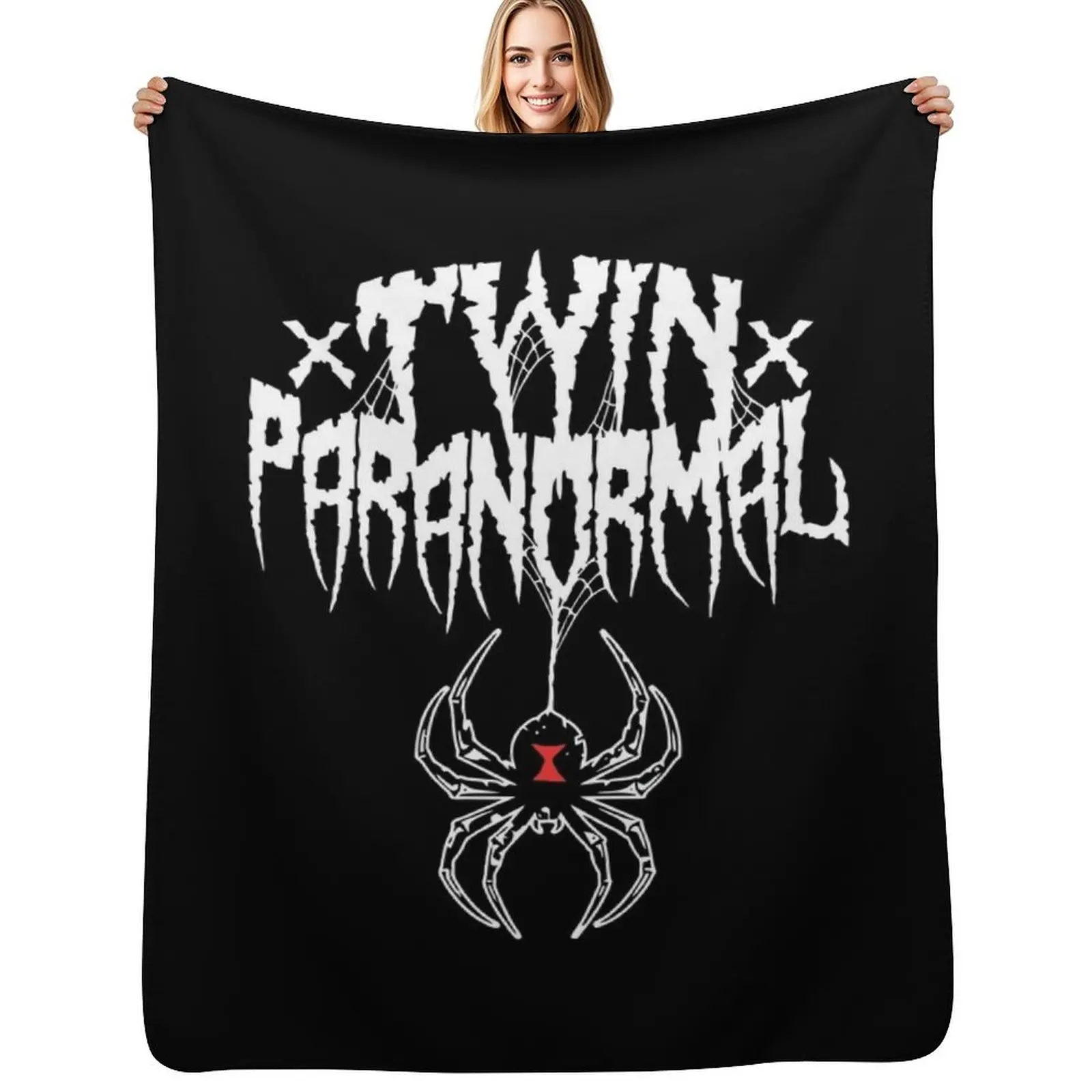 Twin Paranormal Merch Tp Webbed Widow Throw Blanket Luxury Designer Luxury St Beautifuls Sofa Throw Blankets
Twin Paranormal Merch Tp Webbed Widow Throw Blanket Luxury Designer Luxury St Beautifuls Sofa Throw Blankets