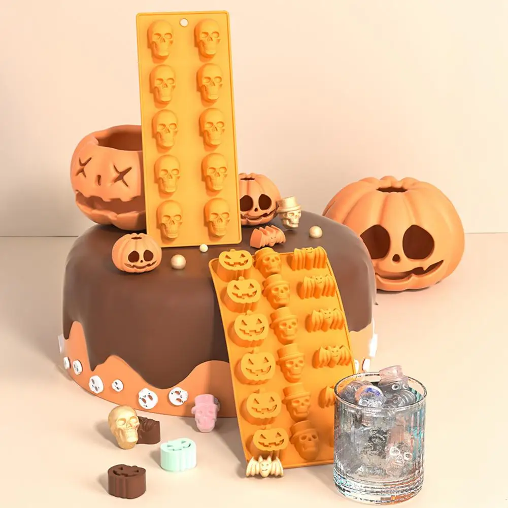Silicone Butter Mold Skull Shape Chocolate Mold Flexible Silicone Skull Shape Chocolate Candy Molds for Jelly Ice for Halloween
Silicone Butter Mold Skull Shape Chocolate Mold Flexible Silicone Skull Shape Chocolate Candy Molds for Jelly Ice for Halloween