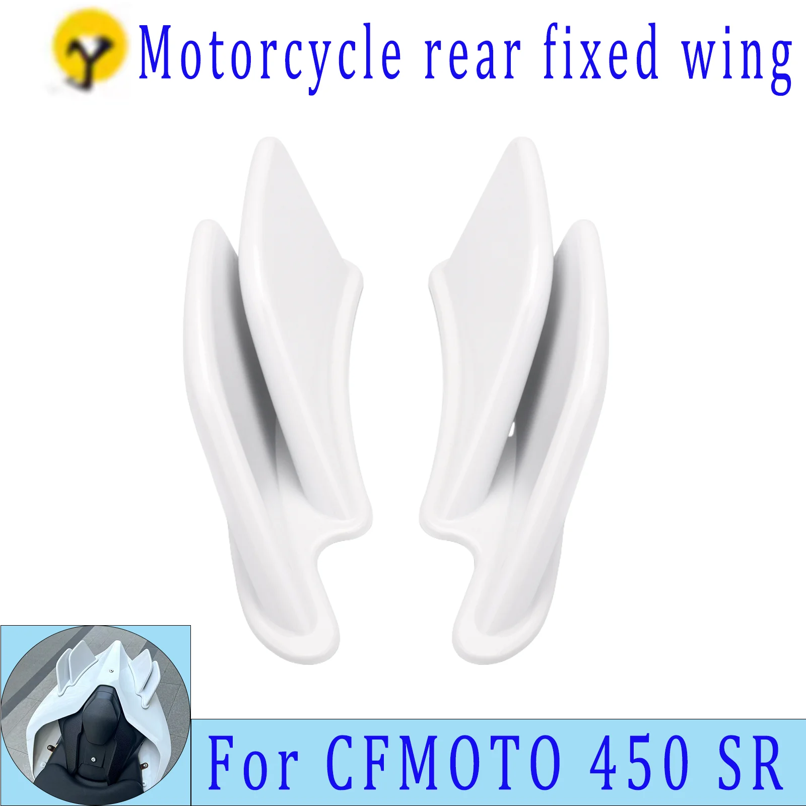 Motorcycle rear spoiler, suitable for CFMOTO 450SR, 450-SRS (2022, 2023, 2024, 2025 models) rear tail fixed wing fairing kit
Motorcycle rear spoiler, suitable for CFMOTO 450SR, 450-SRS (2022, 2023, 2024, 2025 models) rear tail fixed wing fairing kit