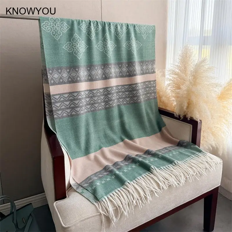 Green Scarf Women Warm Big Size Shawl Wraps Cashmere Blend Blanket Casual Pashmina Bufanda Autumn Winter New Muffler Scarves
Green Scarf Women Warm Big Size Shawl Wraps Cashmere Blend Blanket Casual Pashmina Bufanda Autumn Winter New Muffler Scarves