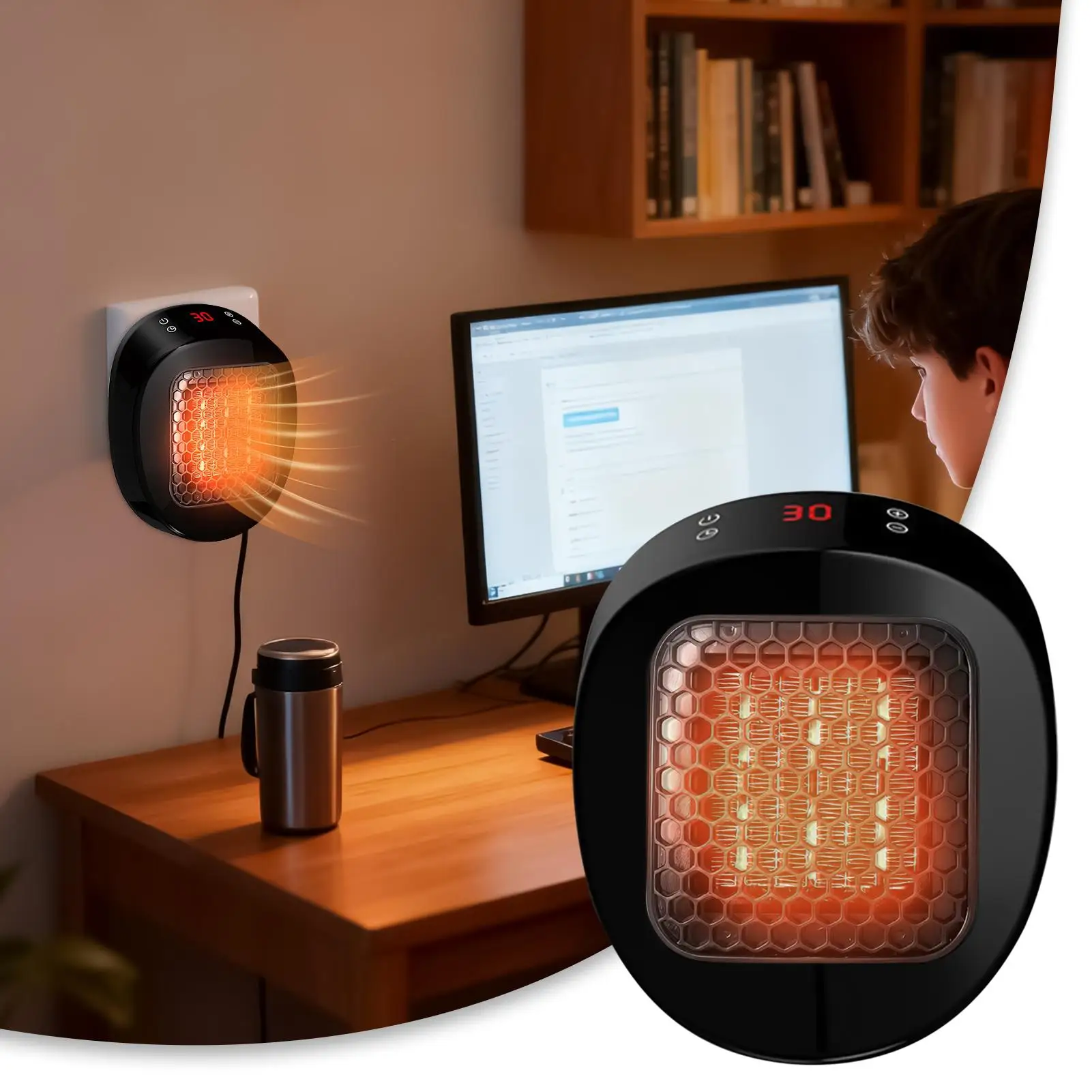 Heaters For Indoor Use LED Display Warmer With Thermostat Remote Portable Overheat Protection Fan Heater For Bathroom Bedroom
Heaters For Indoor Use LED Display Warmer With Thermostat Remote Portable Overheat Protection Fan Heater For Bathroom Bedroom