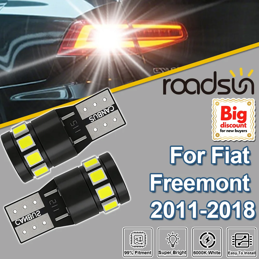Roadsun 2PCS Canbus Upgrade LED License Plate Light Ultra Lamp Bulbs For Fiat Freemont 2011 2012 2013 2014 2015 2016 2017-2018
Roadsun 2PCS Canbus Upgrade LED License Plate Light Ultra Lamp Bulbs For Fiat Freemont 2011 2012 2013 2014 2015 2016 2017-2018