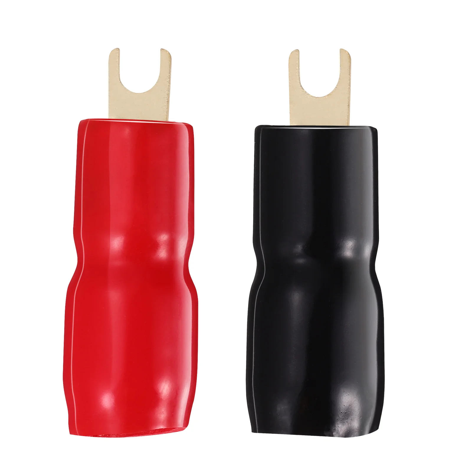 0ga Terminal Connectors Crimp Barrier Spades Speaker Wire Adapter Copper Terminals
0ga Terminal Connectors Crimp Barrier Spades Speaker Wire Adapter Copper Terminals