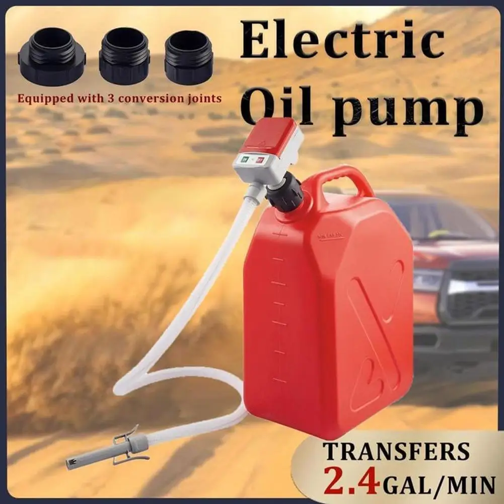 1 Set Fuel Transfer Pump With Auto-stop Sensor Hose Transfer Pump Battery Powered With Tank Adapter Portable Electric Oil Pump
1 Set Fuel Transfer Pump With Auto-stop Sensor Hose Transfer Pump Battery Powered With Tank Adapter Portable Electric Oil Pump