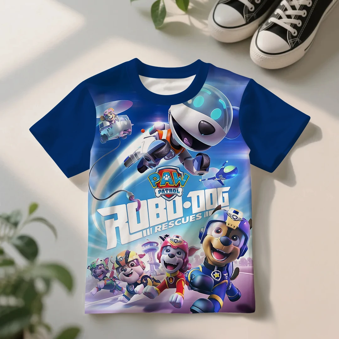 Paws Patrols T-Shirt Skye Chase Summer O-neck Clothing Boys Girls Number Tees Anime Birthday Clothes Cartoon Casuals Tops
Paws Patrols T-Shirt Skye Chase Summer O-neck Clothing Boys Girls Number Tees Anime Birthday Clothes Cartoon Casuals Tops