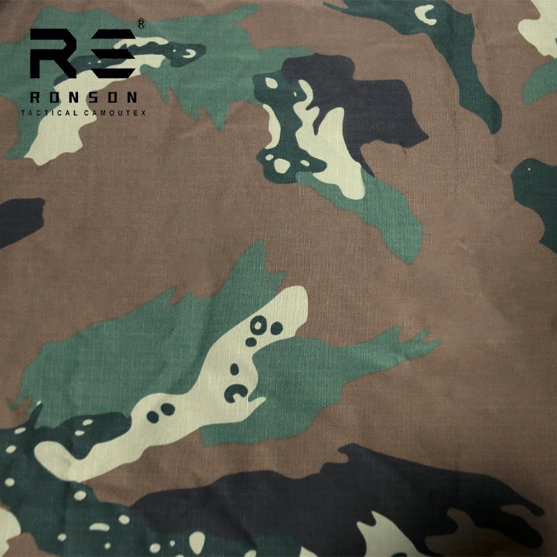 NYCO 50/50 Rip-stop Fabric South African S2000 Camo fabric 50% Nylon 50% Cotton tactical fabric use for uniform in stock
NYCO 50/50 Rip-stop Fabric South African S2000 Camo fabric 50% Nylon 50% Cotton tactical fabric use for uniform in stock