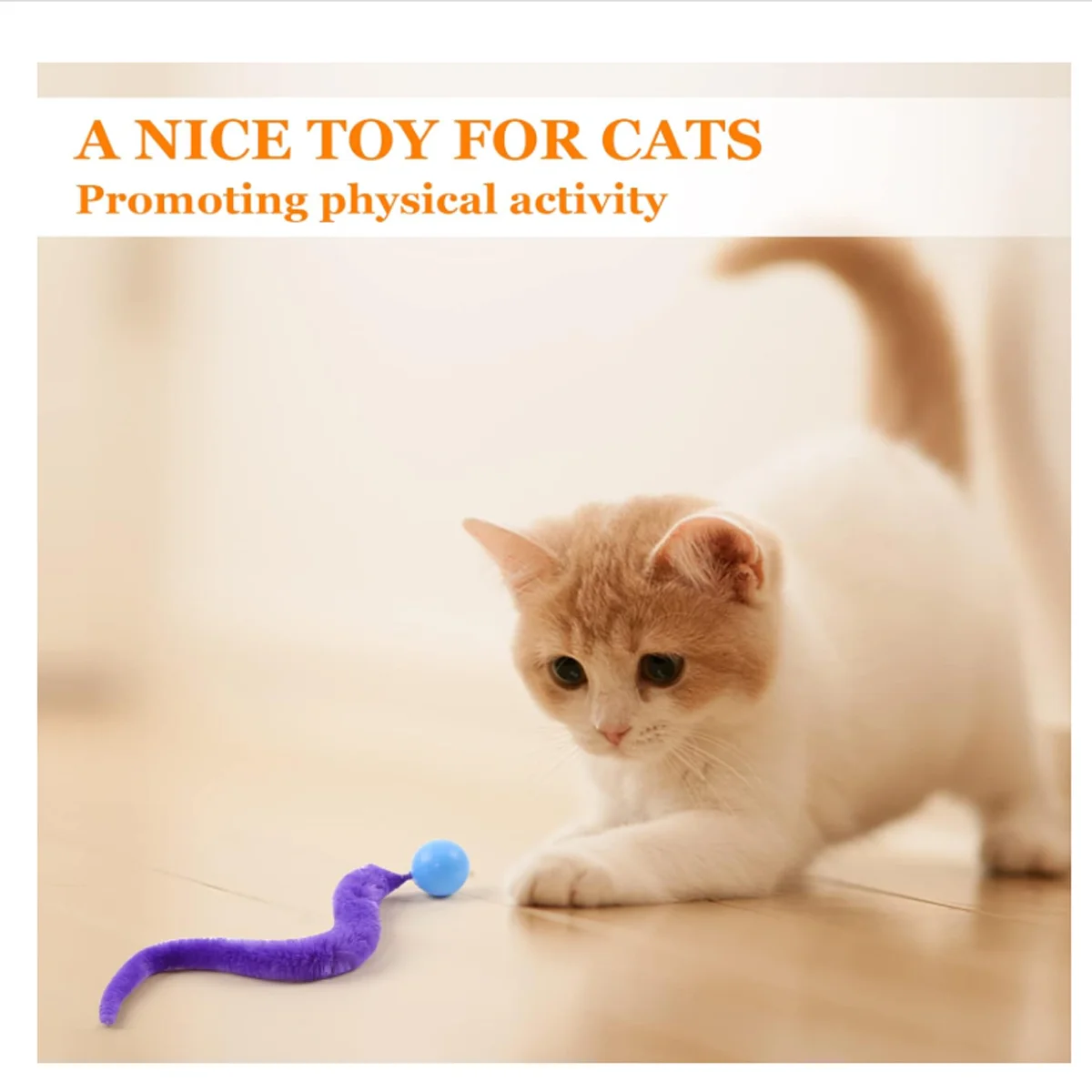 5 Pcs Colorful Cat Elastic Ball Toy with Worm Tail, Interactive Bouncy Ball for Cats Kitten, Teaser & Chasing Pet Toy
5 Pcs Colorful Cat Elastic Ball Toy with Worm Tail, Interactive Bouncy Ball for Cats Kitten, Teaser & Chasing Pet Toy