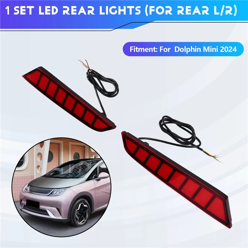 A02Q-Car LED Tail Brake Reflector Stop Signal Lamp Rear Bumper Warning Light Turn Signal For BYD Dolphin Mini 2024 Red
A02Q-Car LED Tail Brake Reflector Stop Signal Lamp Rear Bumper Warning Light Turn Signal For BYD Dolphin Mini 2024 Red