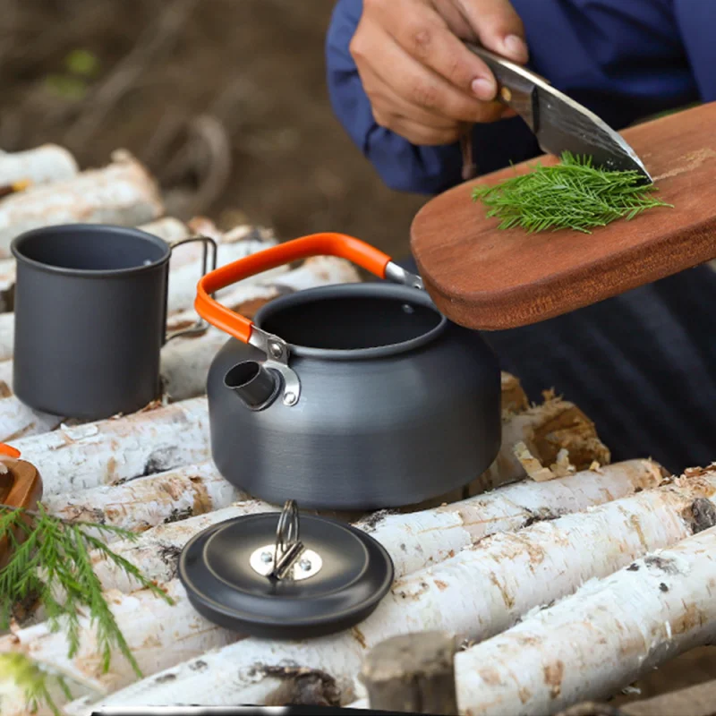 Outdoor Lightweight Aluminum Alloy Kettle With Heat-Resistant Handle, Camping Coffee Pot, Portable Tea Pot, Picnic Pot, Teapot
Outdoor Lightweight Aluminum Alloy Kettle With Heat-Resistant Handle, Camping Coffee Pot, Portable Tea Pot, Picnic Pot, Teapot