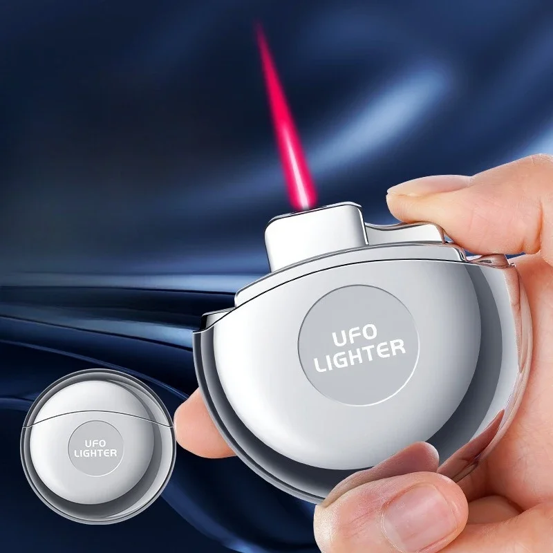 Creative Mini UFO Metal Turbine Gas Lighter Windproof Personalized Magnetic Round Shape Cigar Lighters Men's Gifts Cool Gadgets
Creative Mini UFO Metal Turbine Gas Lighter Windproof Personalized Magnetic Round Shape Cigar Lighters Men's Gifts Cool Gadgets