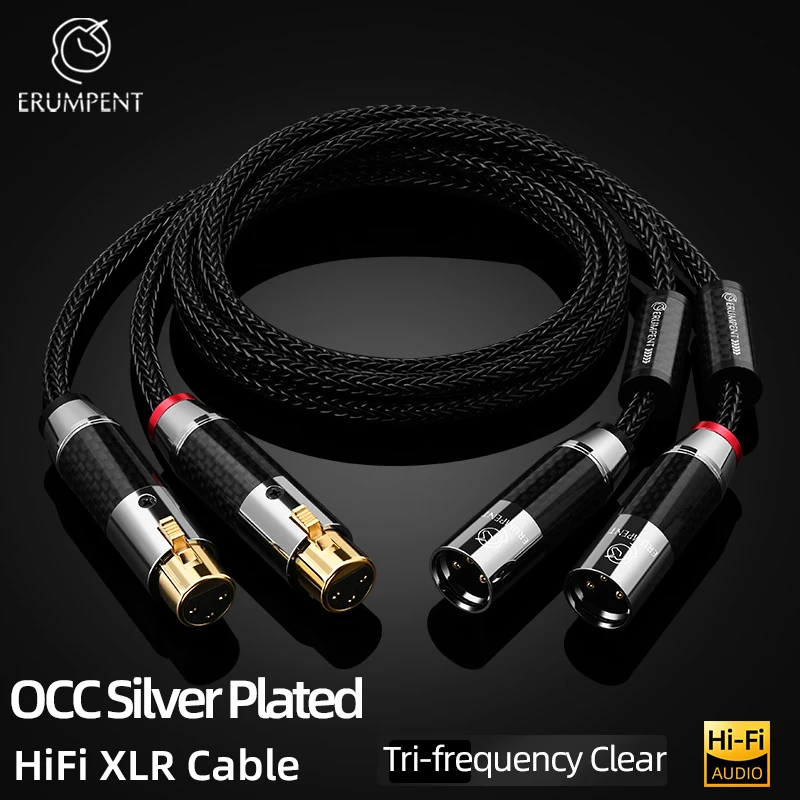 Одна пара аудиокабелей HiFi XLR, 16 жил OCC, посеребренный балансный кабель XLR «папа-мама» для микрофонного микшера
Одна пара аудиокабелей HiFi XLR, 16 жил OCC, посеребренный балансный кабель XLR «папа-мама» для микрофонного микшера