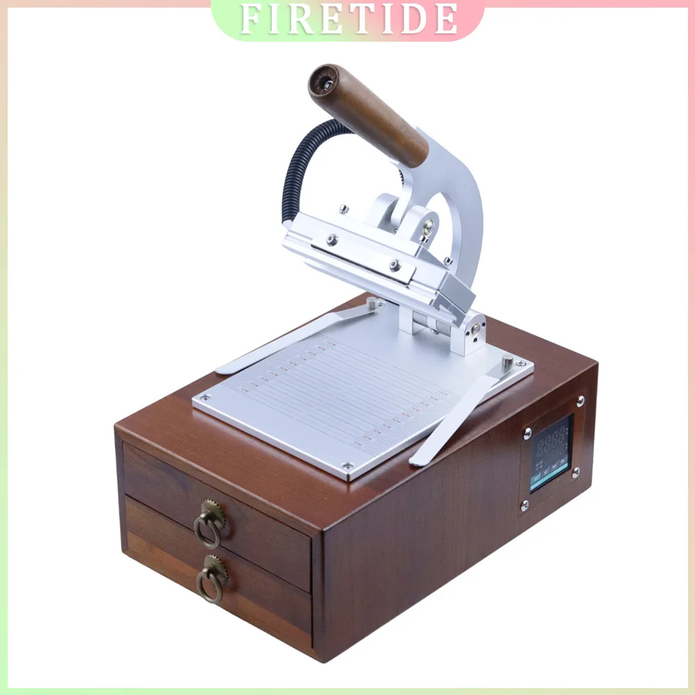 Vintage Walnut Wood Manual Leather Stamping Machine Brass Die Embossing Tool for Notebook Logo Hot Foil Stamping
Vintage Walnut Wood Manual Leather Stamping Machine Brass Die Embossing Tool for Notebook Logo Hot Foil Stamping