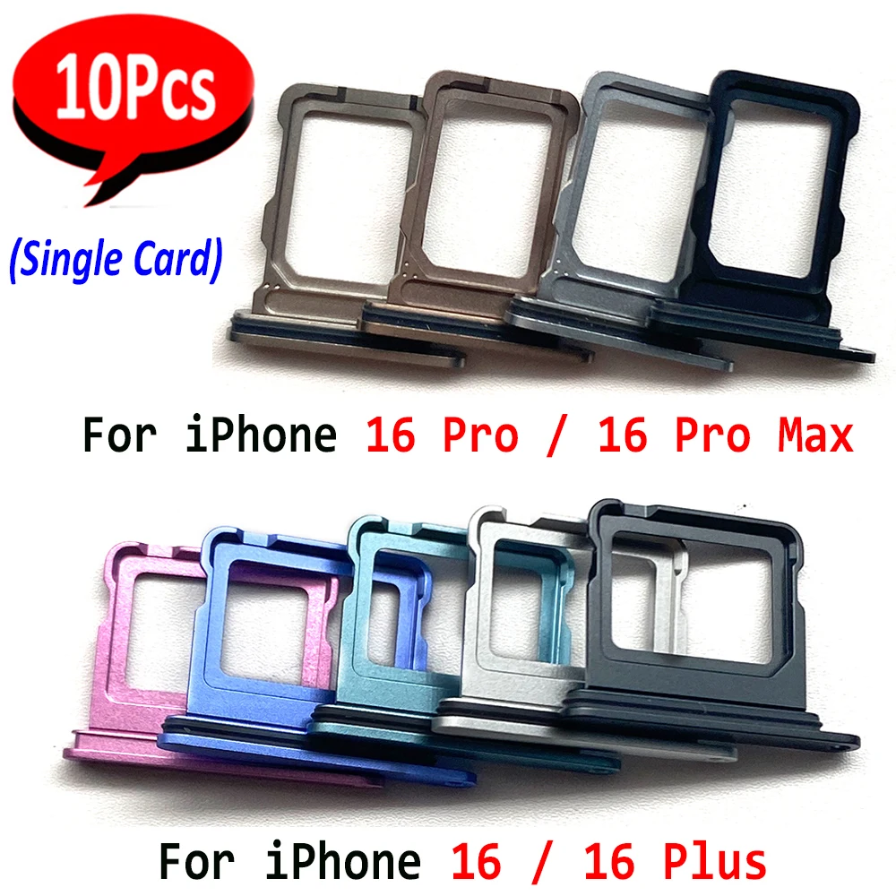 10Pcs,NEW SIM Card Tray chip slot drawer Holder Replacement Repair Parts For iPhone 16 16 Plus / 16 Pro Max (Single Card)
10Pcs,NEW SIM Card Tray chip slot drawer Holder Replacement Repair Parts For iPhone 16 16 Plus / 16 Pro Max (Single Card)