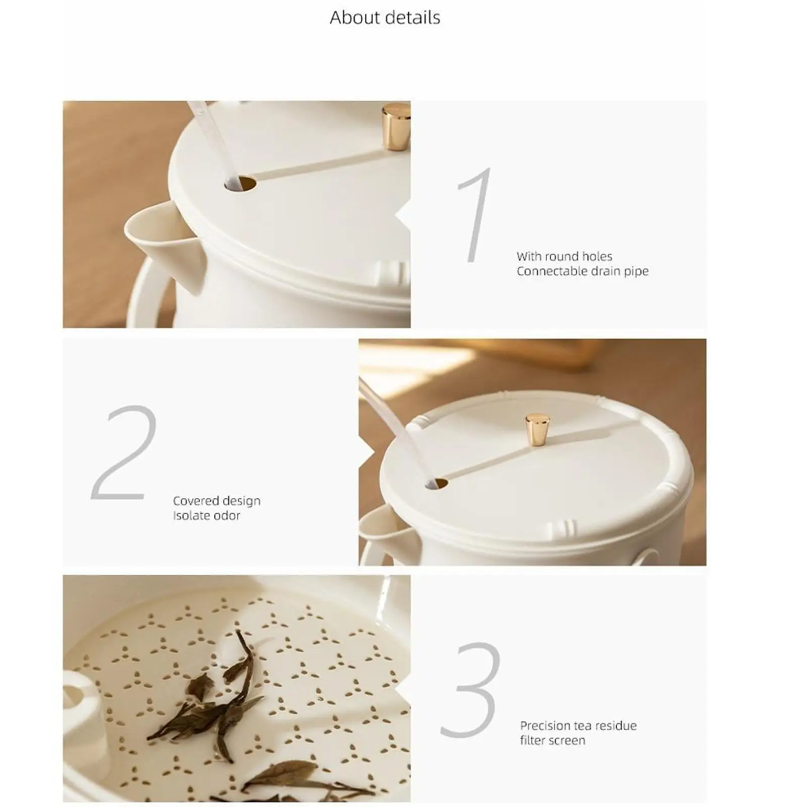 Tea Waste Bucket Waste Diamond Accessoire Disposal Container Tea Degs Bucket of Garbage Containers
Tea Waste Bucket Waste Diamond Accessoire Disposal Container Tea Degs Bucket of Garbage Containers
